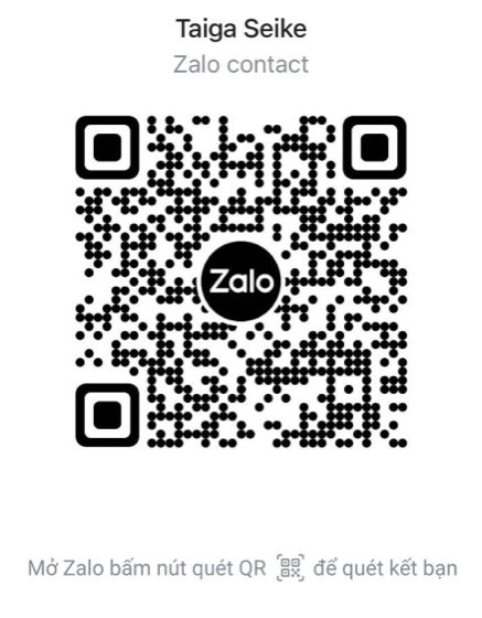 Mã QR Zalo của Taiga Seike